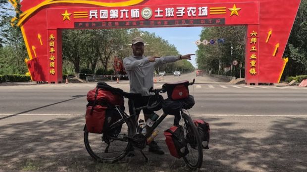 Louis-Xavier Durieux, 11.000 kilomètres à vélo sur les routes de la foi