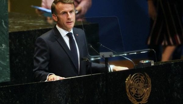 EMMANUEL-MACRON-FRANCE-PALESTINE-ONU-AFP