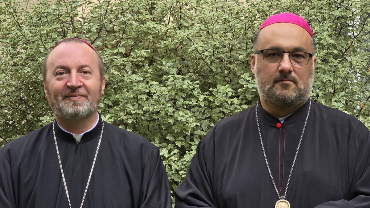 Mgr Claudiu Pop et Mgr Mihai Frățilă