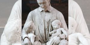 Saint Vincent de Paul, la charité incarnée dans le marbre de Saint-Sulpice