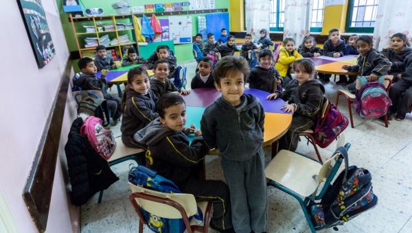 ecole-catholique-hericho-palestine-terre-sainte-afp