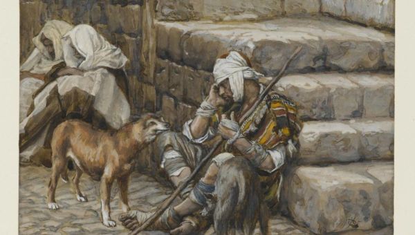 Parabole de Lazare et du riche par James Tissot, Brooklyn Museum.