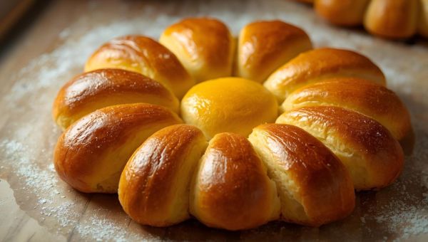 [RECETTE] Une brioche en forme de marguerite