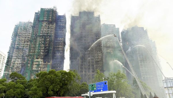 Hong-Kong : au moins 55 morts et 250 disparus dans un incendie tragique
