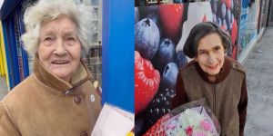 Il redonne le sourire avec des fleurs, et ça réchauffe le coeur !
