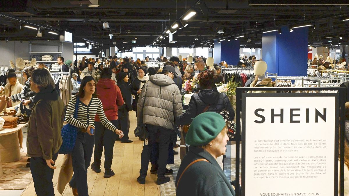 Ouverture de la boutique du géant Shein au BHV Marais.