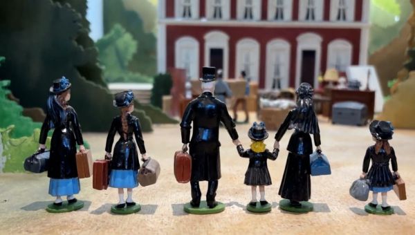 La vie de sainte Thérèse mise en scène par des figurines de pomb
