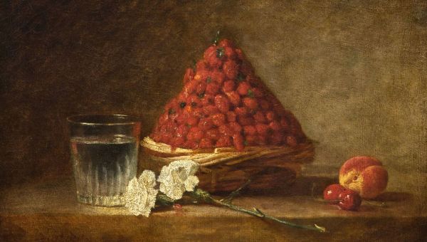 Jean-Simeon-Chardin-Le-Panier-de-fraises-des-bois-1761-Paris-Musee-du-Louvre