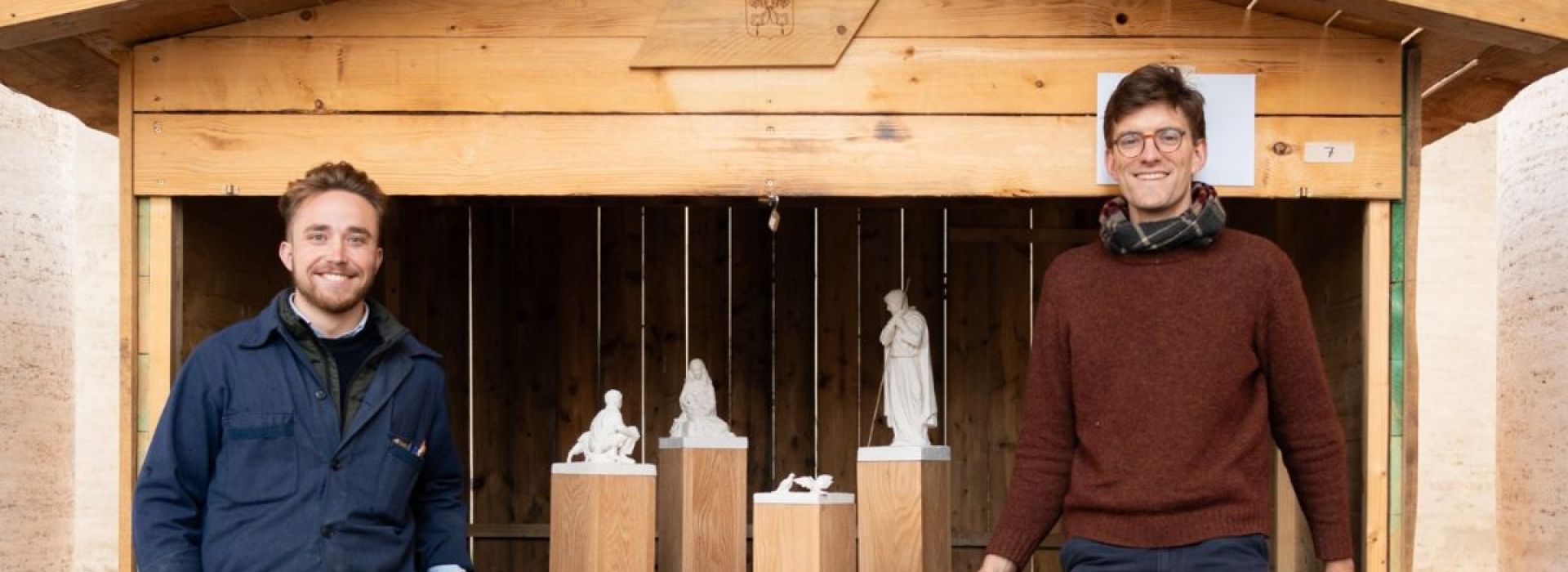 À Rome, deux jeunes sculpteurs français exposent leur crèche à l’ombre du Bernin