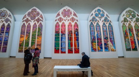 Notre-Dame de Paris : les futurs vitraux visibles au Grand Palais