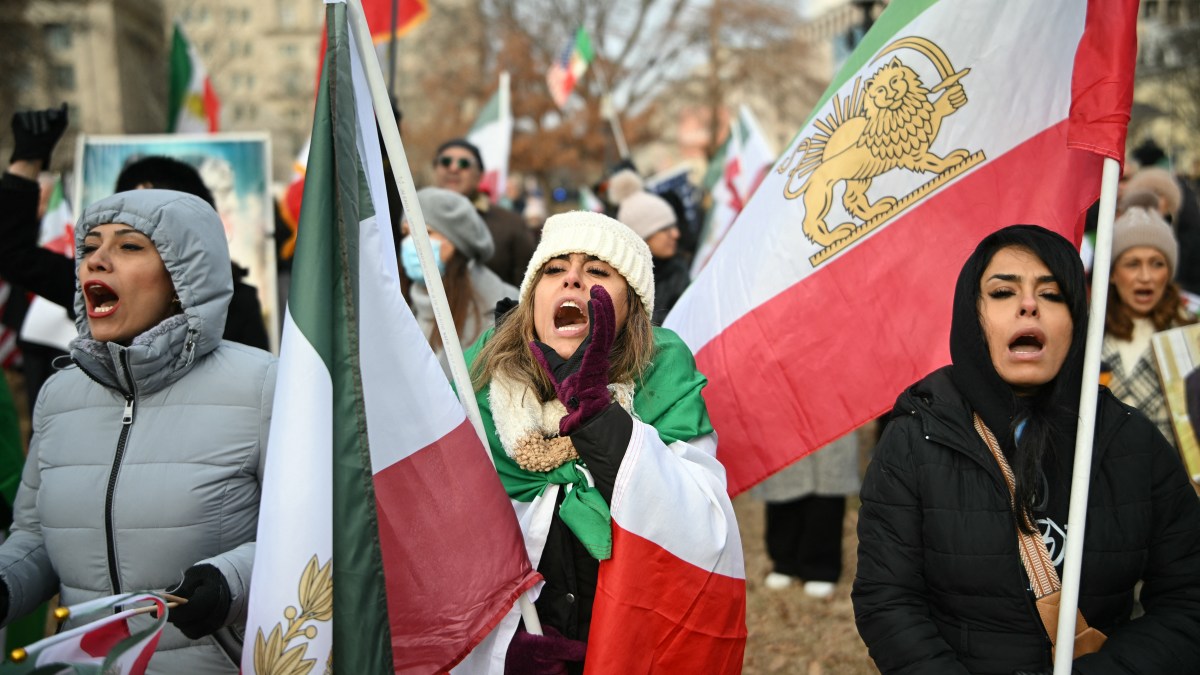 manifestation soutient Iran (US)