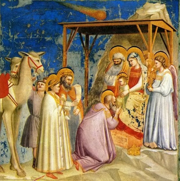 Giotto di Bondone - Adoration des mages