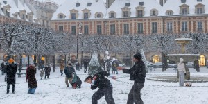 Sous la neige, la France retrouve son âme d’enfant