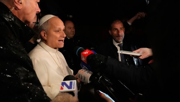 Pope Leo at Castel Gandolfo