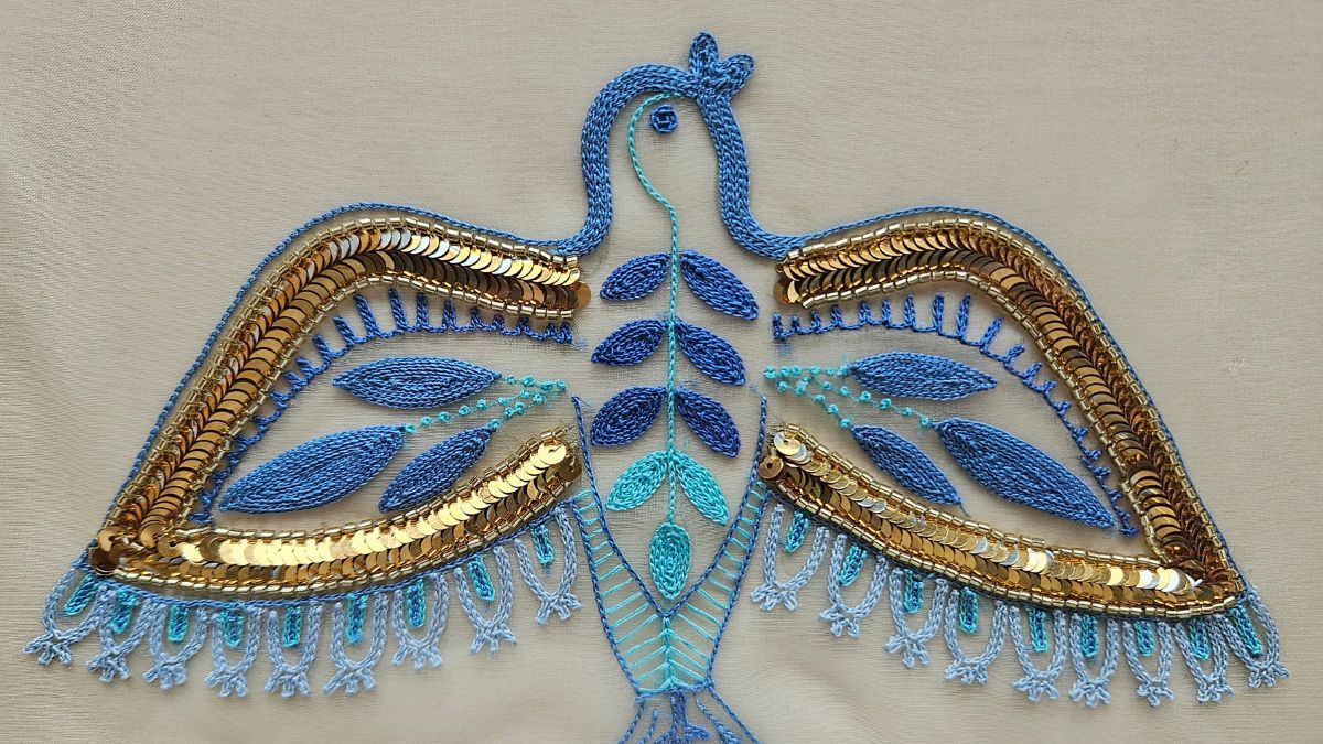 Anne-Lise Mesnard, du droit à la broderie d’art