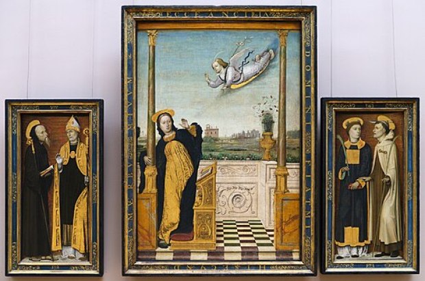 Tryptique de l'Annonciation, Carlo Braccesco, 1490-1500