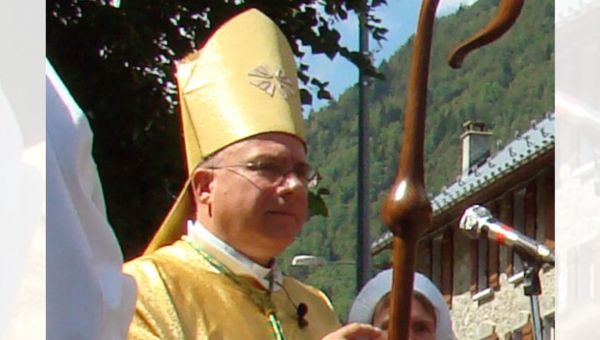 Mgr Philippe Ballot, actuel archevêque de Metz, en 2016.