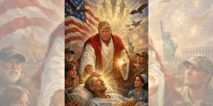 Ce que révèle l’image de Donald Trump en “Christ thaumaturge”