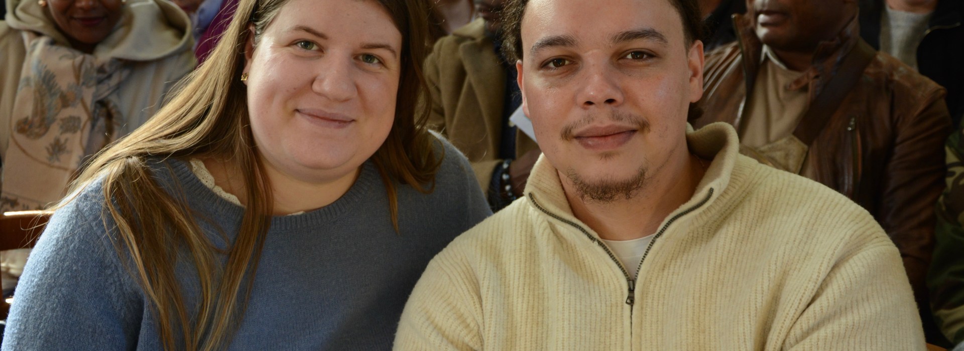 Fabrice a demandé Louise en mariage après avoir été, comme elle, baptisé lors de la Vigile pascale, le 4 avril dernier, à Fontainebleau.