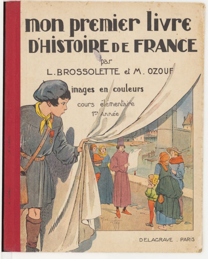 Leon-Brossolette-et-Marianne-Ozouf-Mon-premier-livre-dhistoire-de-France-Paris-Delagrave-1937