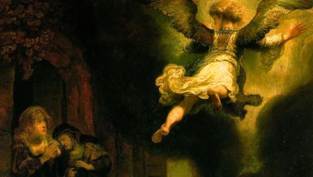 Rembrandt-LArchange-Raphael-quittant-la-famille-de-Tobie-Musee-du-Louvre