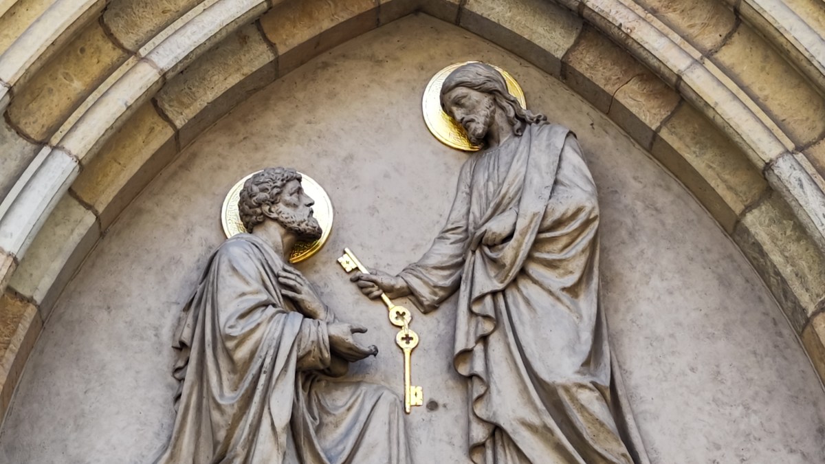 Saint Pierre reçoit les clés du Royaume