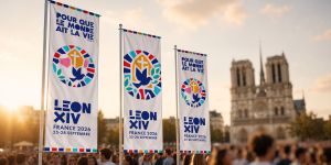 Un logo aux mille symboles pour la visite du Pape en France