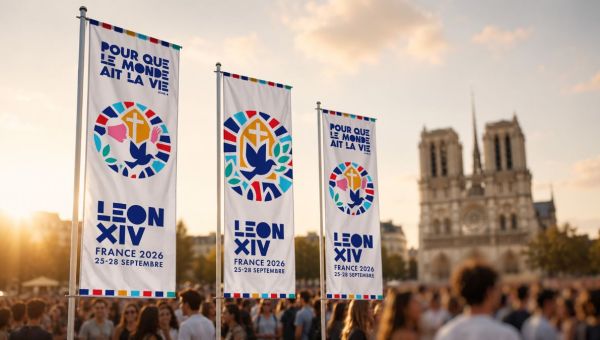 Corner Item Image - Un logo aux mille symboles pour la visite du Pape en France