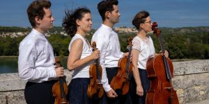 Le Quatuor Girard, une fratrie pour accompagner en musique le Pape à Lourdes 